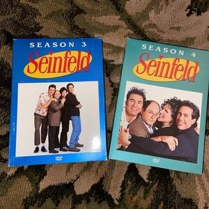 Seinfeld 2 DVD set of seasons 3 & 4. Has loads of add on footage and trivia.